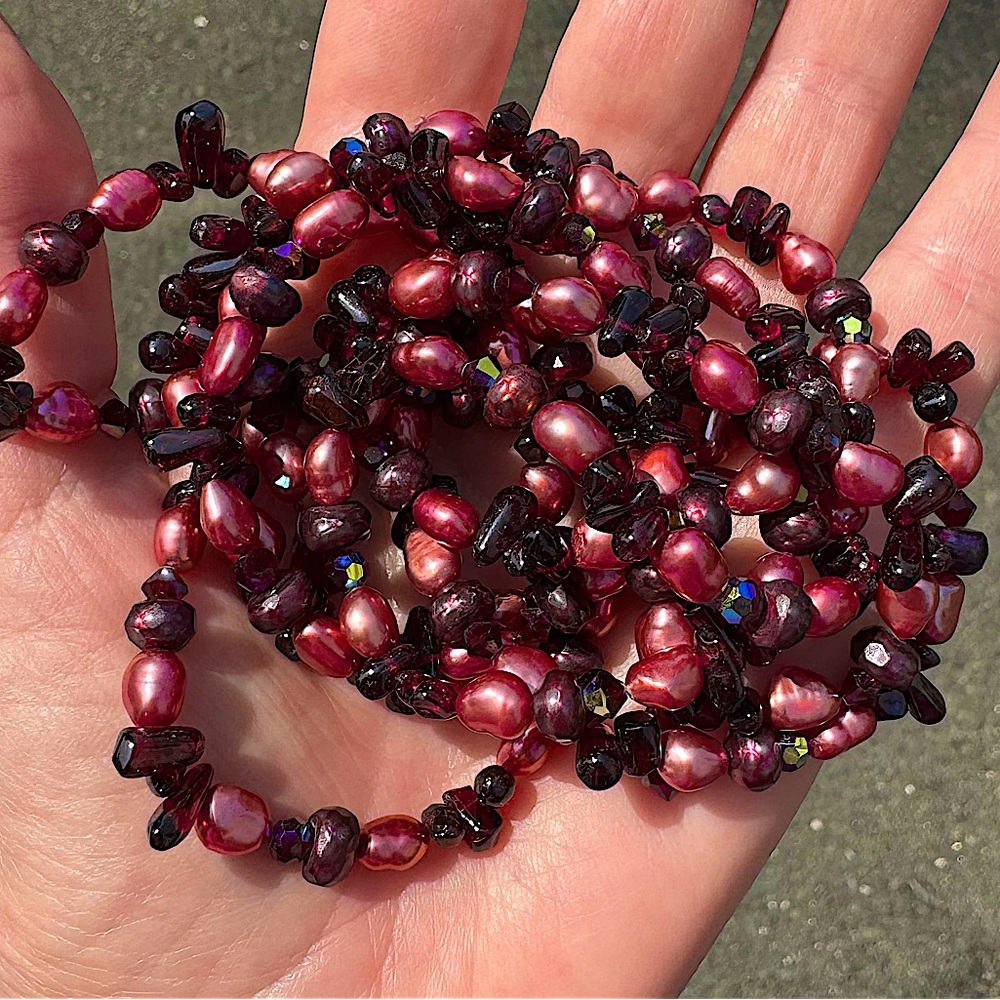 Freshwater Pearl Rope Necklace - Picture 10 of 10